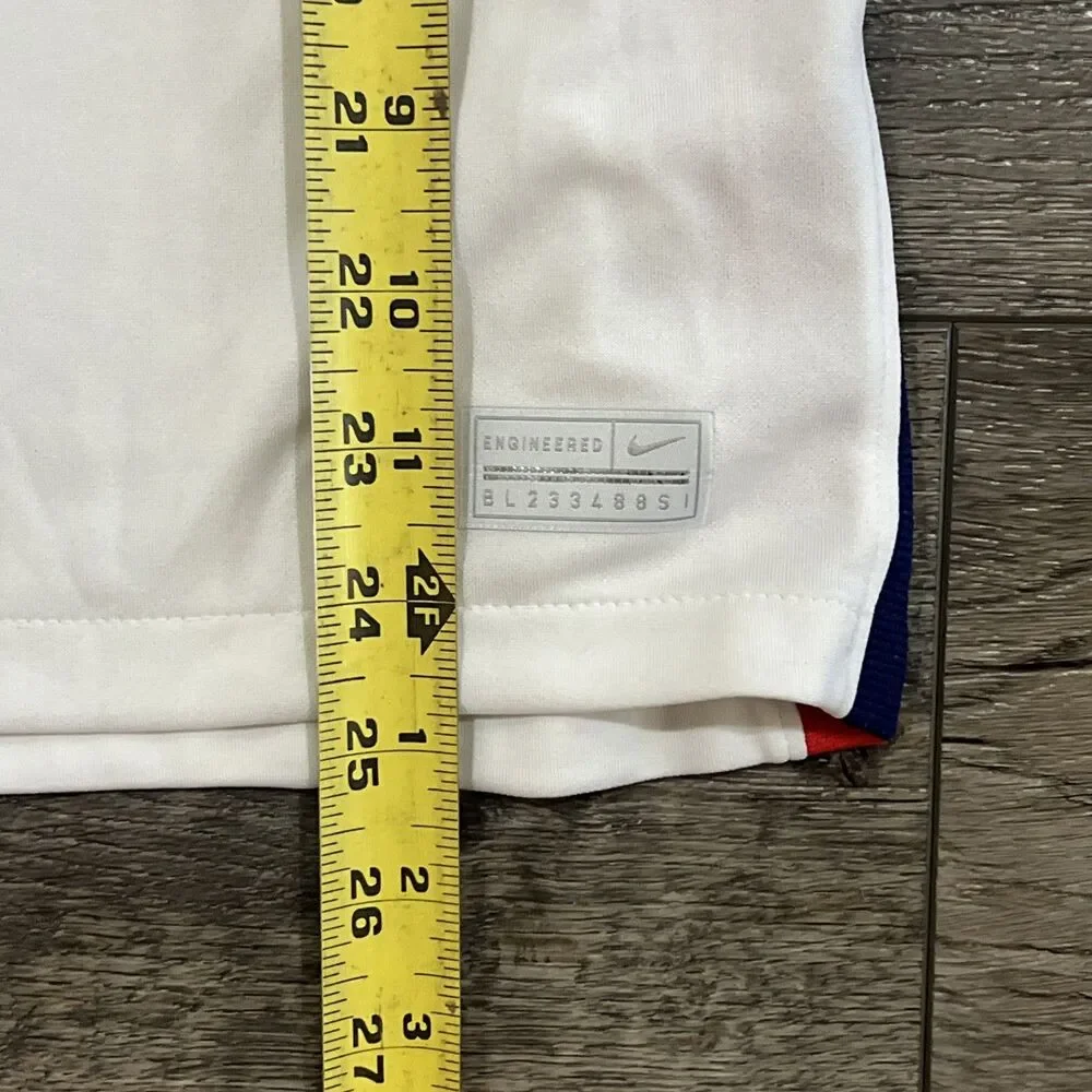 USMNT Nike Youth 2020/21 Home Kit Vaporknit - White/Navy - Youth XL